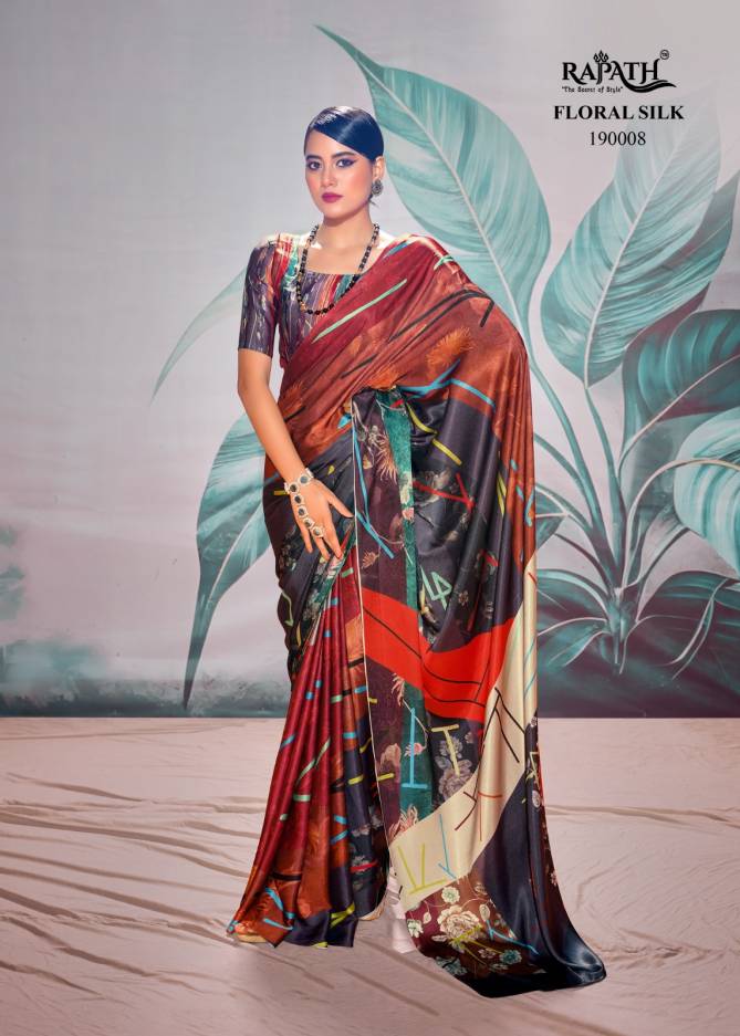 Rajpath Patang Floral Silk Festive Wear Weaving Saree Catalog